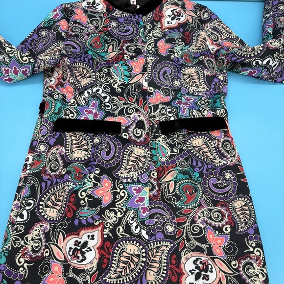 Colorful Paisley Long Sleeve Jacket Size XL - Picture 2 of 15